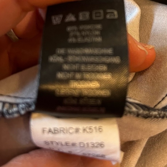 Leggings size 4 black and white - Picture 2 of 9